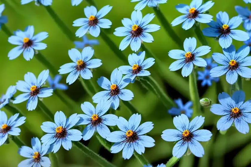 Field forget-me-not (myosotis arvensis) — photo 2