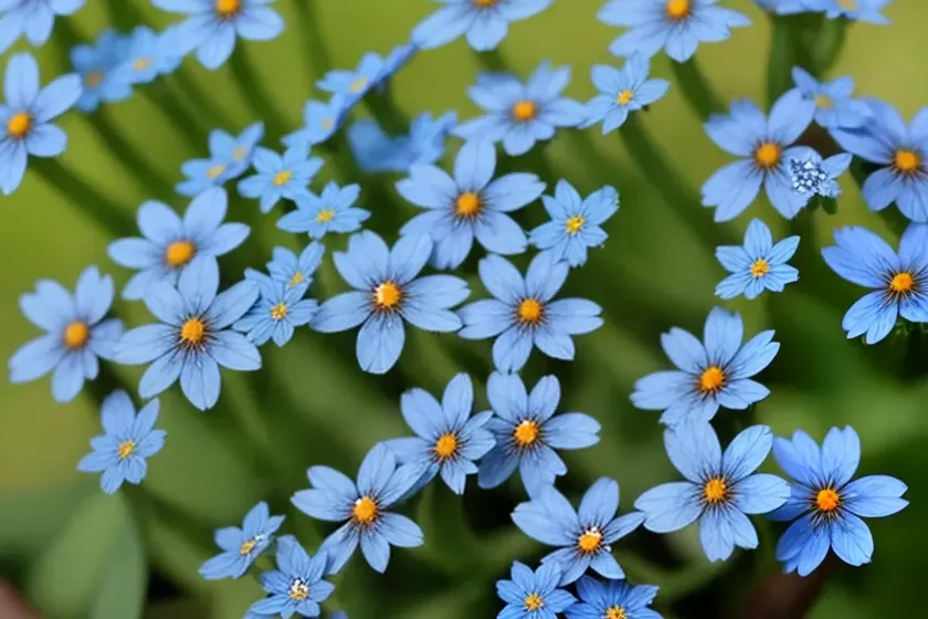 Field forget-me-not (myosotis arvensis) — photo 3