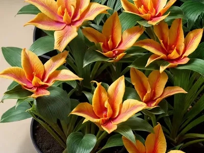 Fiery Costus (Chamaecostus Cuspidatus)