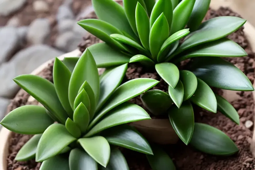File leafed haworthia (haworthia limifolia marloth) — photo 2