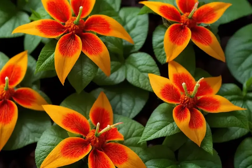 Firecracker flower (crossandra infundibuliformis) — photo 2