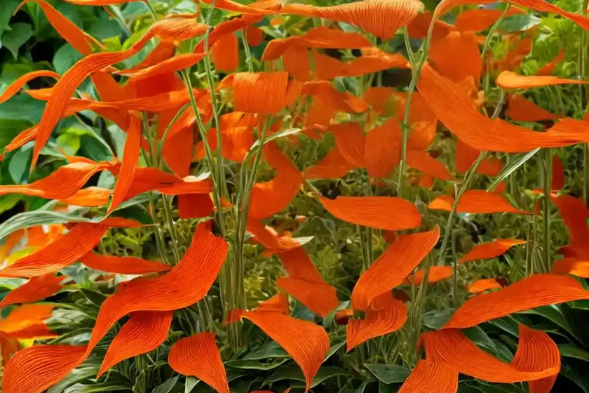 Flame vine (pyrostegia venusta) — photo 2