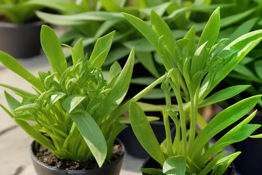 Fleaworts (plantago afra)