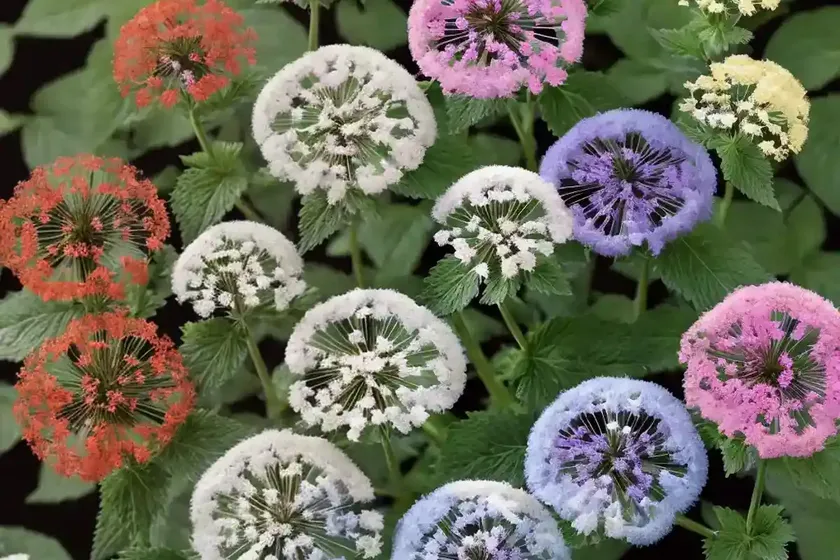 Floss flower (ageratum houstonianum) — photo 3