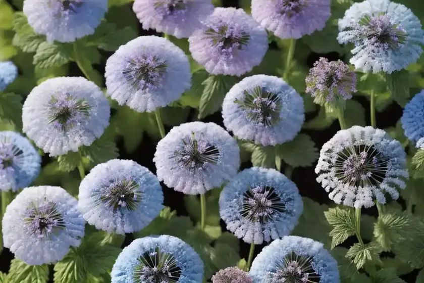 Floss flower (ageratum houstonianum ‘blue horizon’) — photo 2