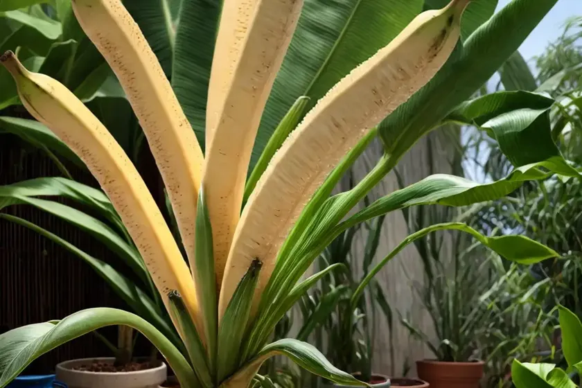 Flowering banana (musa ornata) — photo 3