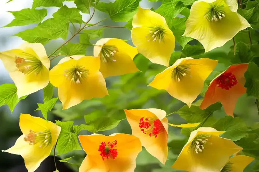 Flowering-maple (abutilon x hybridum)