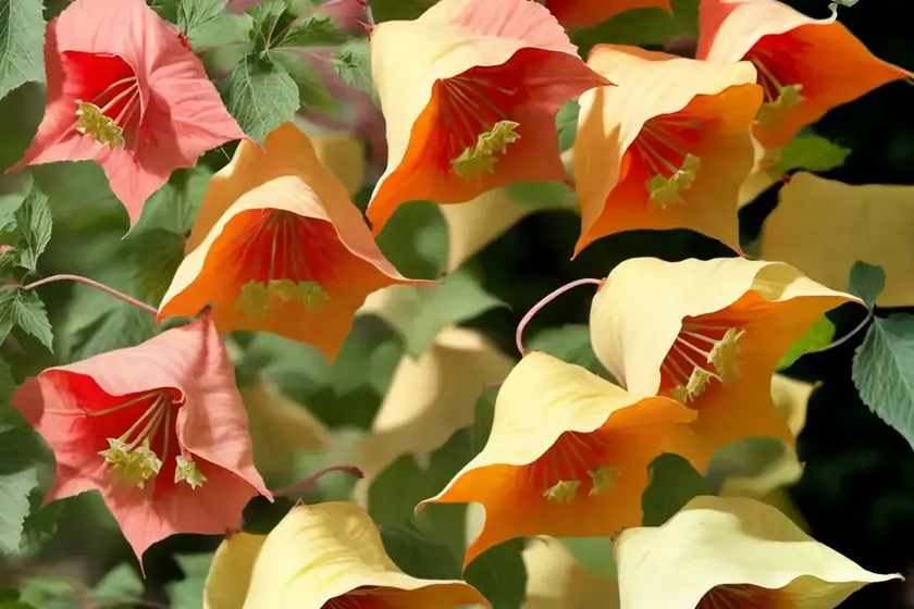 Flowering-maple (abutilon x hybridum ‘bella red’) — photo 3