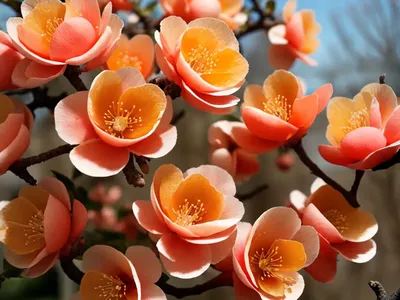 Flowering Quince (Chaenomeles ‘Orange Storm’)