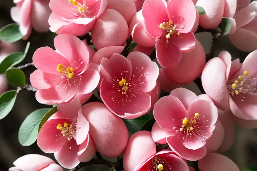 Flowering quince (chaenomeles ‘pink storm’) — photo 2