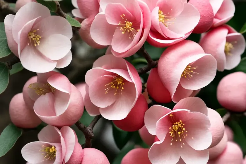 Flowering quince (chaenomeles ‘pink storm’) — photo 3