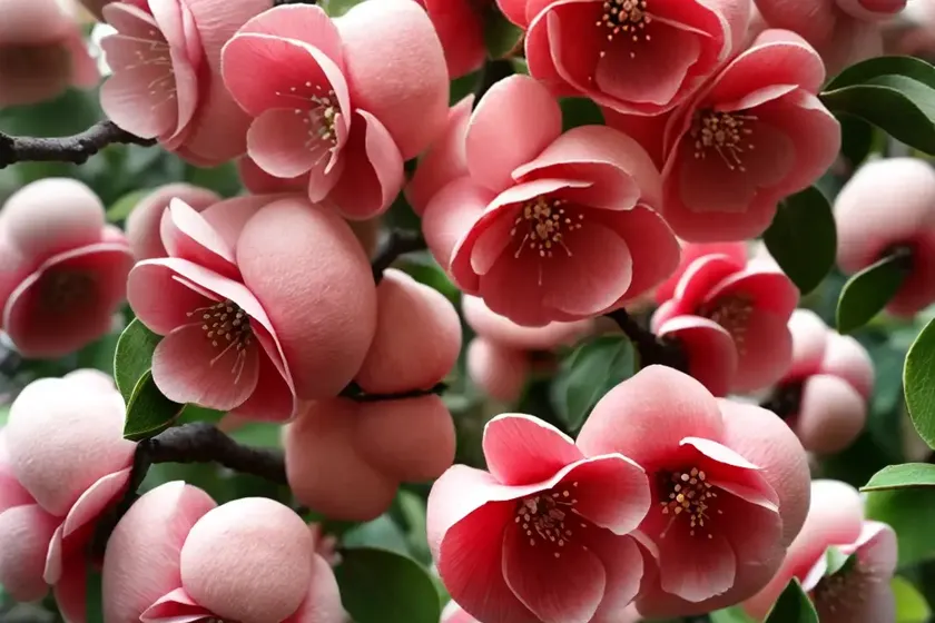 Flowering quince (chaenomeles ‘scarlet storm’) — photo 2