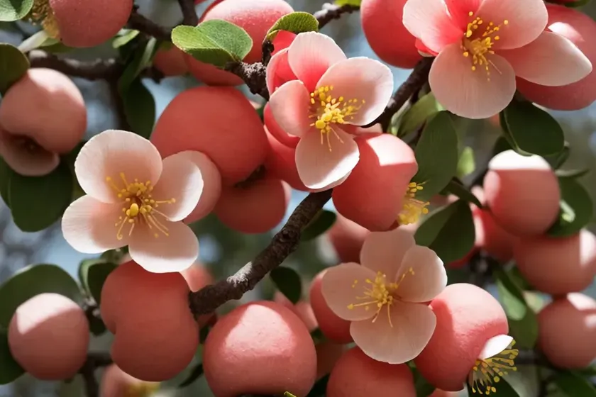 Flowering quince (chaenomeles speciosa ‘contorta’) — photo 2