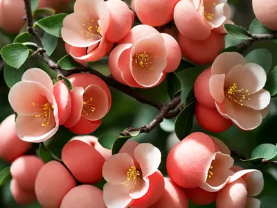 Flowering Quince (Chaenomeles Speciosa ‘Contorta’)