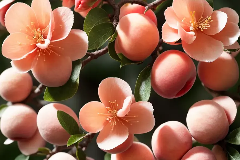 Flowering quince (chaenomeles speciosa ‘nccs4’ double take peach) — photo 3