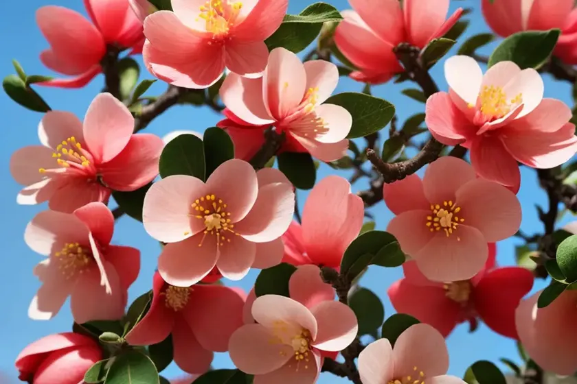 Flowering quince (chaenomeles x superba ‘jet trail’) — photo 2