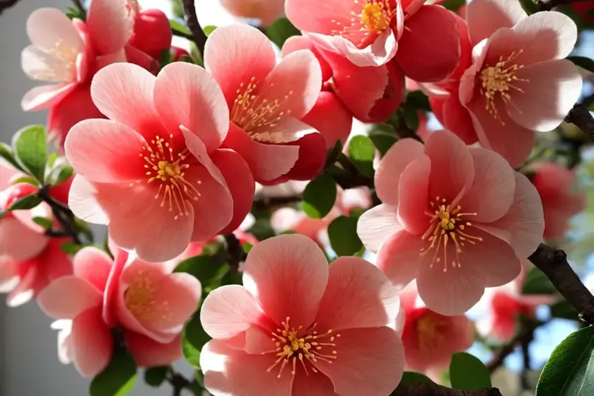 Flowering quince (chaenomeles x superba ‘jet trail’) — photo 3