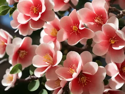 Flowering Quince (Chaenomeles X Superba ‘Jet Trail’)