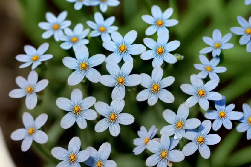 Forget-me-not (myosotis discolor) — photo 3