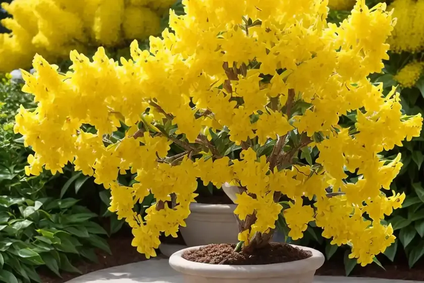 Forsythia ‘happy centennial’) — photo 2