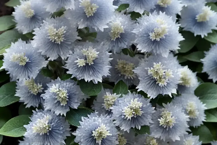 Fothergilla gardenii ‘blue mist’ (dwarf fothergilla) — photo 3
