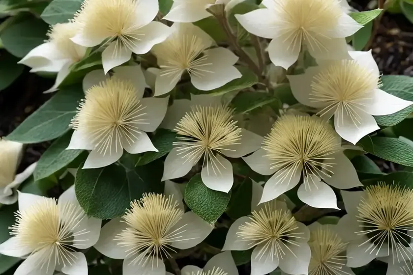 Fothergilla gardenii (dwarf fothergilla) — photo 2