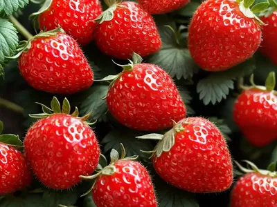 Fragaria ‘Earliglow’ (Junebearing Strawberry)