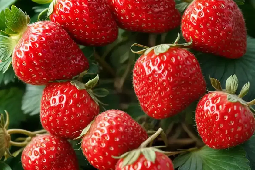 Fragaria ‘ozark beauty’ (everbearing strawberry) — photo 2