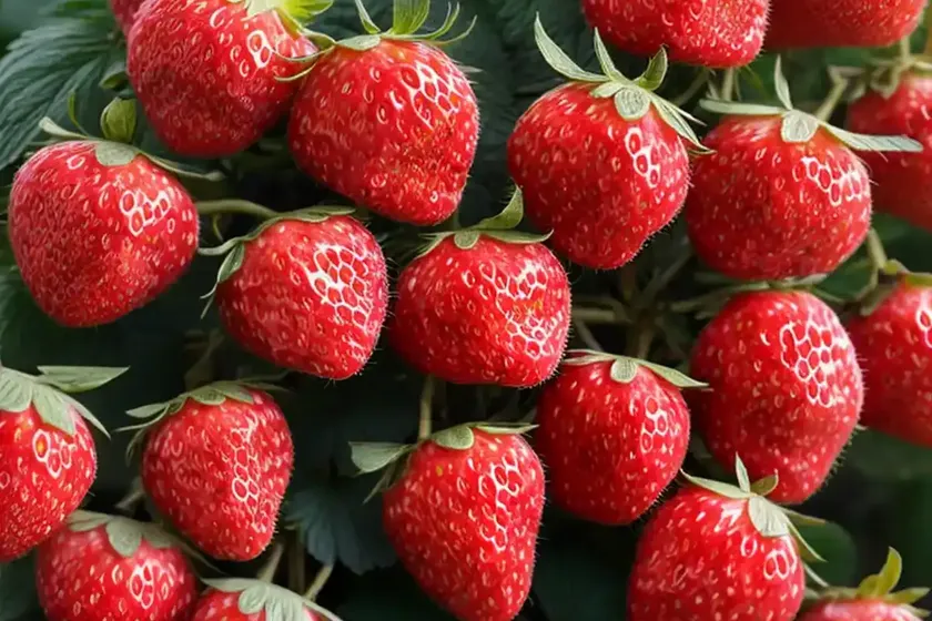 Fragaria x ananassa ‘berried treasure red’ (everbearing strawberry) — photo 2