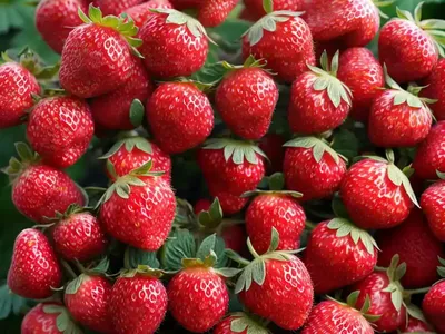 Fragaria X Ananassa ‘Berried Treasure Red’ (Everbearing Strawberry)