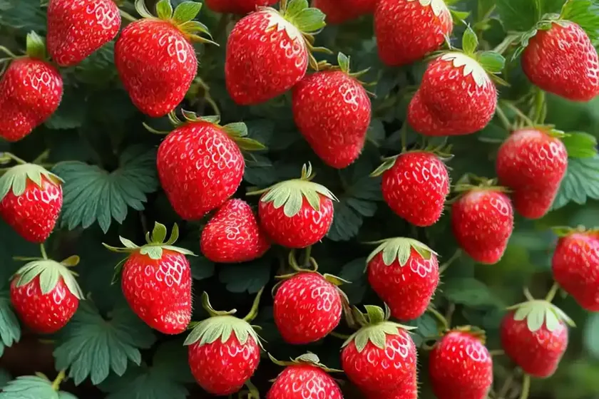 Fragaria x ananassa ‘sparkle’ (junebearing strawberry) — photo 2
