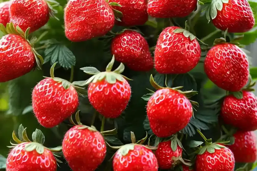 Fragaria x ananassa ‘sparkle’ (junebearing strawberry) — photo 3