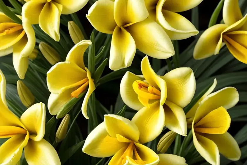 Freesia double yellow) — photo 3