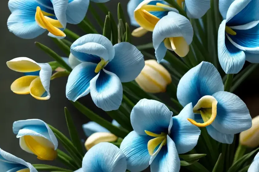 Freesia single blue) — photo 2