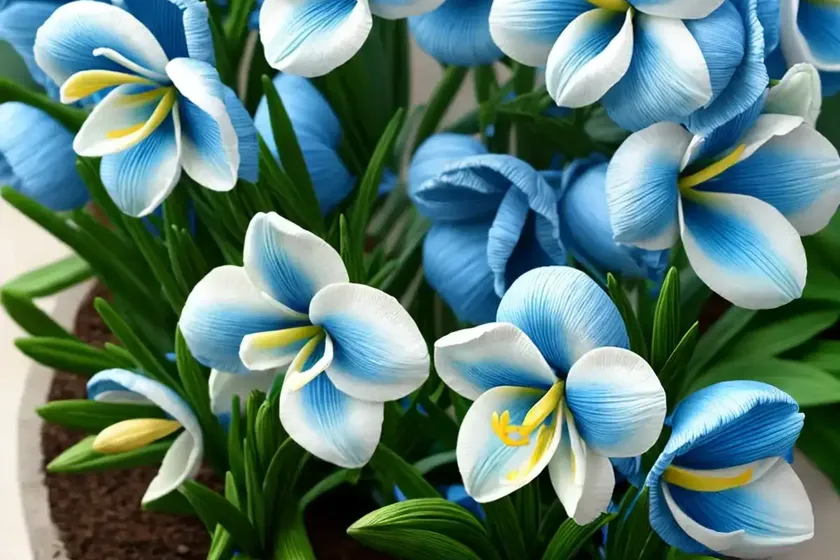 Freesia single blue) — photo 3