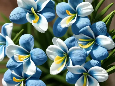 Freesia Single Blue)