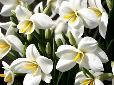 Freesia Single White)