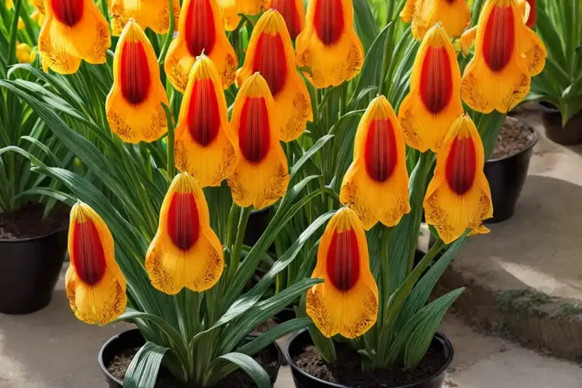 Fritillaria imperialis ‘rubra maxima’ (crown imperial)