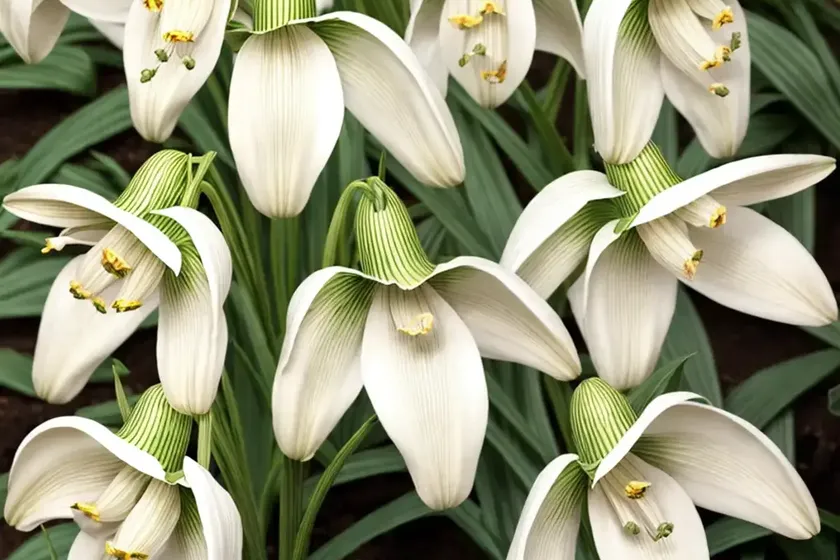 Fritillaria persica ‘ivory bells’ (persian lily) — photo 2