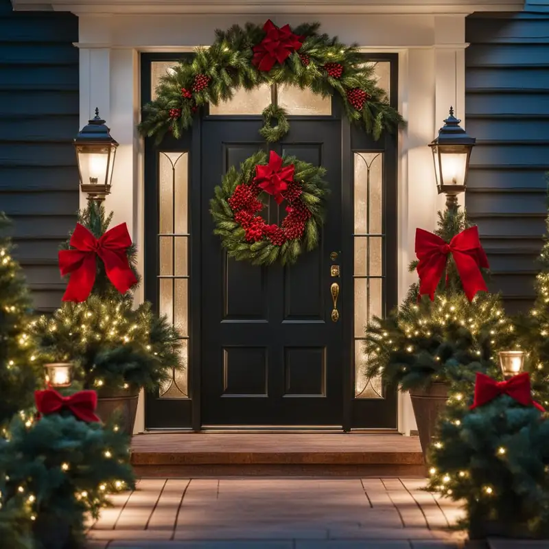 Christmas Front Door Decorations