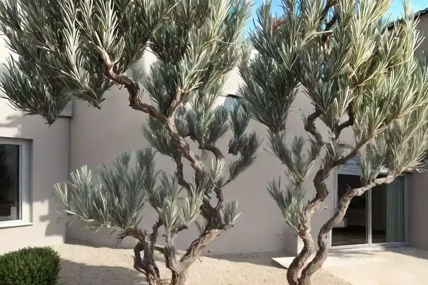 Fruitless olive tree (olea europaea ‘wilsonii’) — photo 3