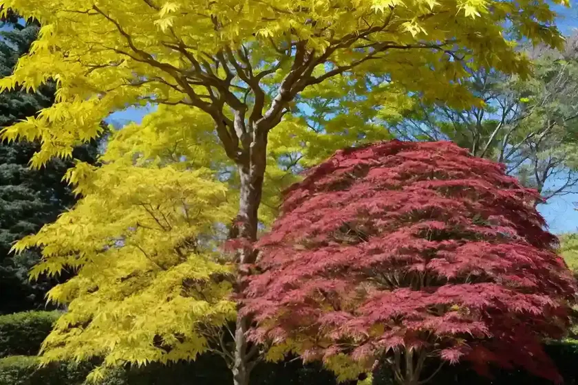 Full moon maple (acer shirasawanum ‘aureum’) — photo 2