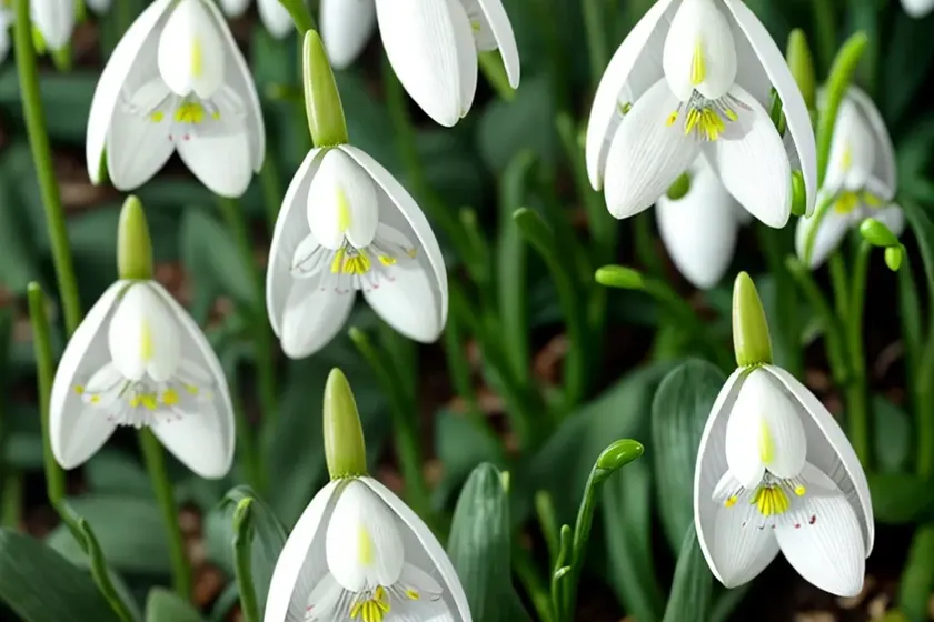 Galanthus ‘atkinsii’ (snowdrop) — photo 3