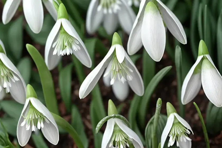 Galanthus elwesii var. monostictus (greater snowdrop) — photo 2