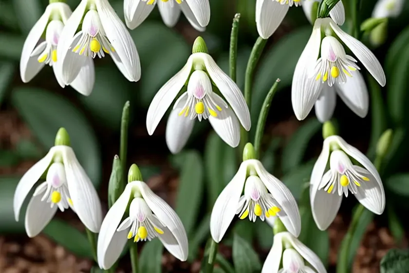 Galanthus elwesii var. monostictus (greater snowdrop) — photo 3