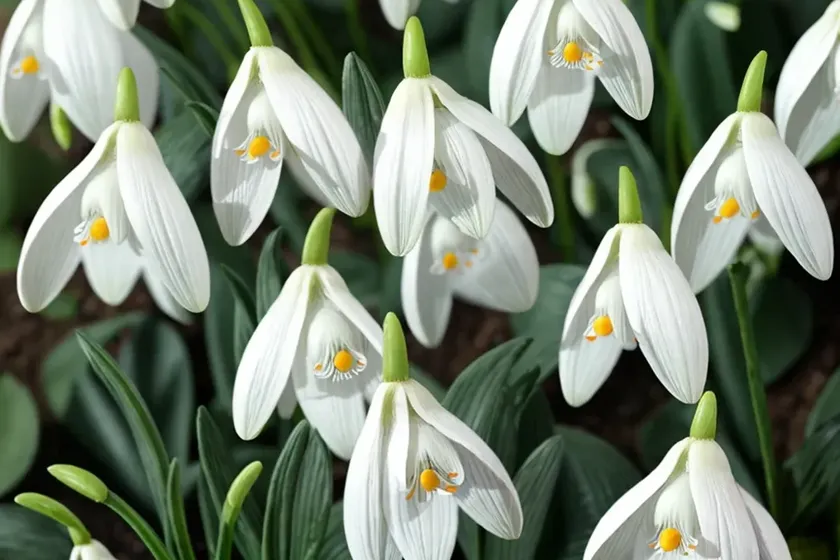 Galanthus ‘lady beatrix stanley’ (snowdrop)