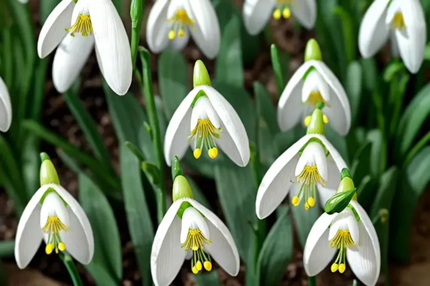 Galanthus nivalis (snowdrop) — photo 3