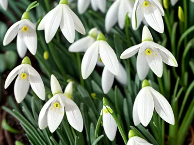Galanthus Plicatus ‘Wendy’s Gold’ (Pleated Snowdrop)