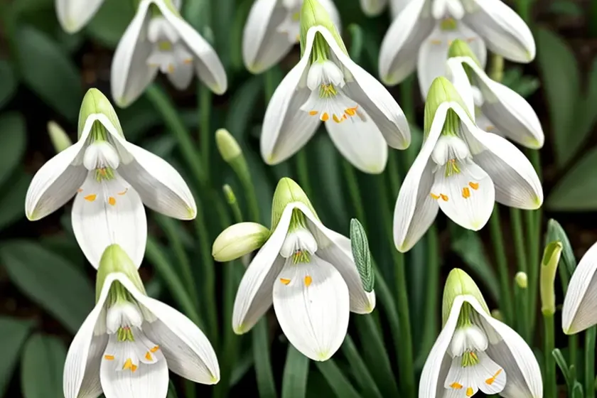 Galanthus ‘primrose warburg’ (snowdrop) — photo 2