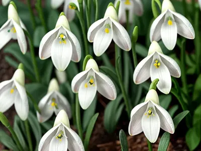 Galanthus ‘Primrose Warburg’ (Snowdrop)
